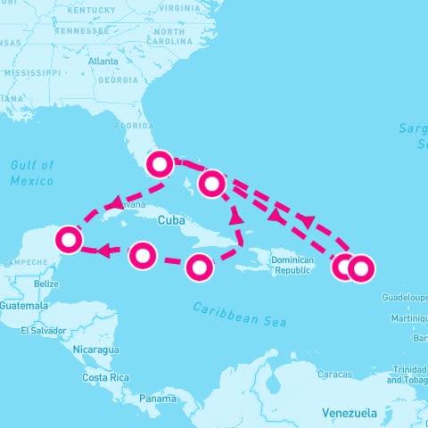 14 Night Caribbean East/West Adventurer (Ft. Lauderdale Roundtrip)