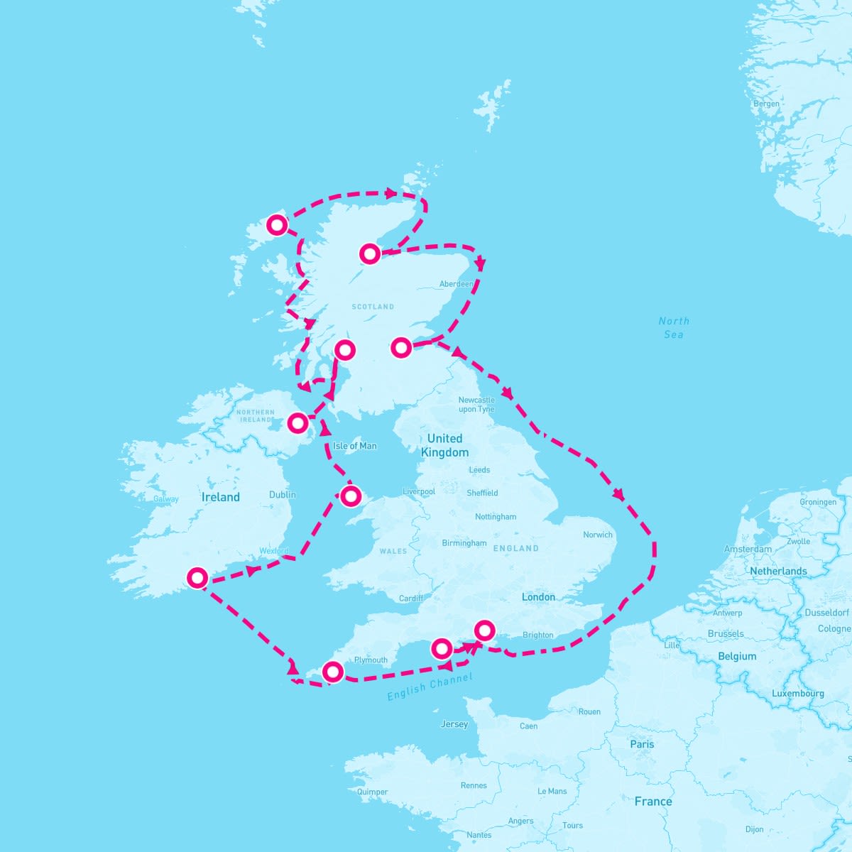 14 Night Ireland Scottish Highlands & Wales (Southampton Roundtrip)