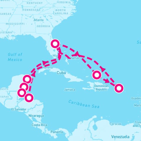 14 Night Caribbean East/West Adventurer (Port Canaveral Roundtrip)