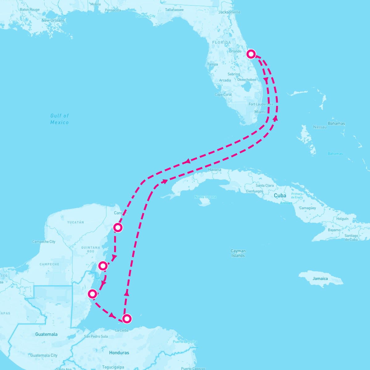 8 Night Western Caribbean With Mexico (Port Canaveral Roundtrip)