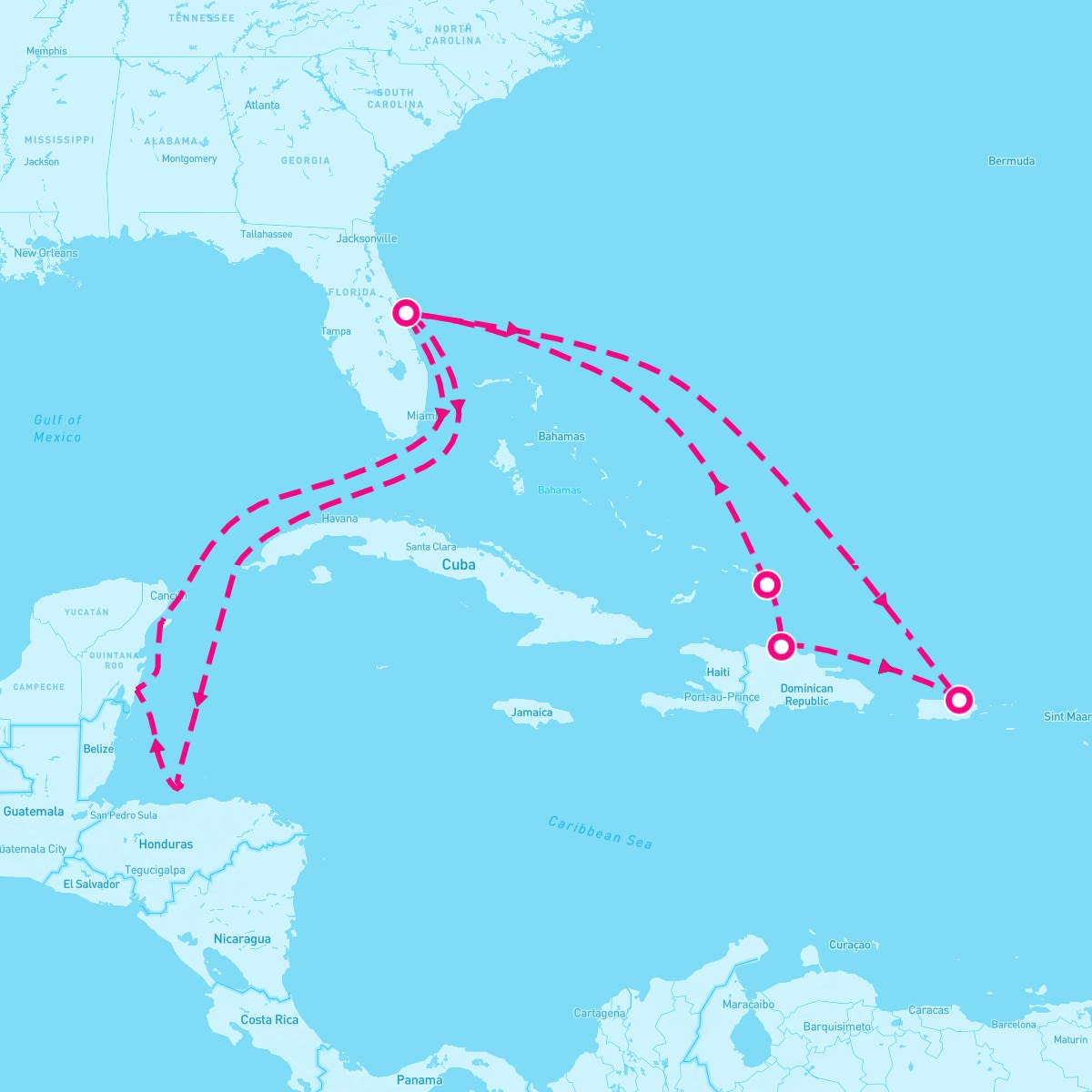 14 Night Eastern/Western Caribbean Adventurer (Port Canaveral Roundtrip)