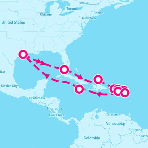 14 Night Eastern Caribbean - Carnival Journeys (Galveston Roundtrip)