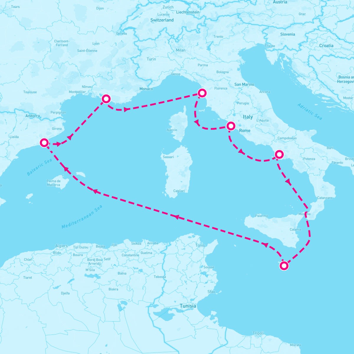 8 Night Mediterranean (Barcelona Roundtrip)