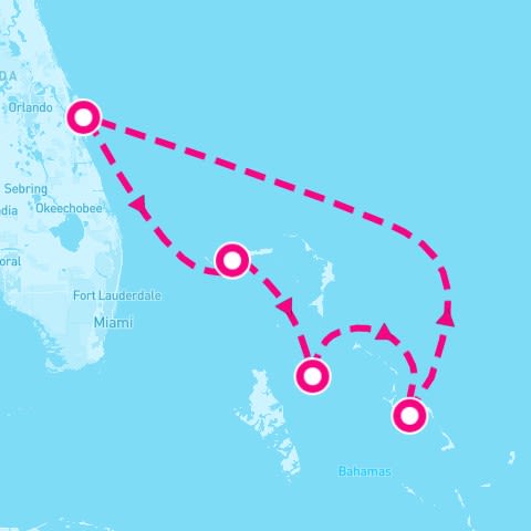 5 Night Eastern Caribbean: Carnivals 55th Birthday (Port Canaveral Roundtrip)