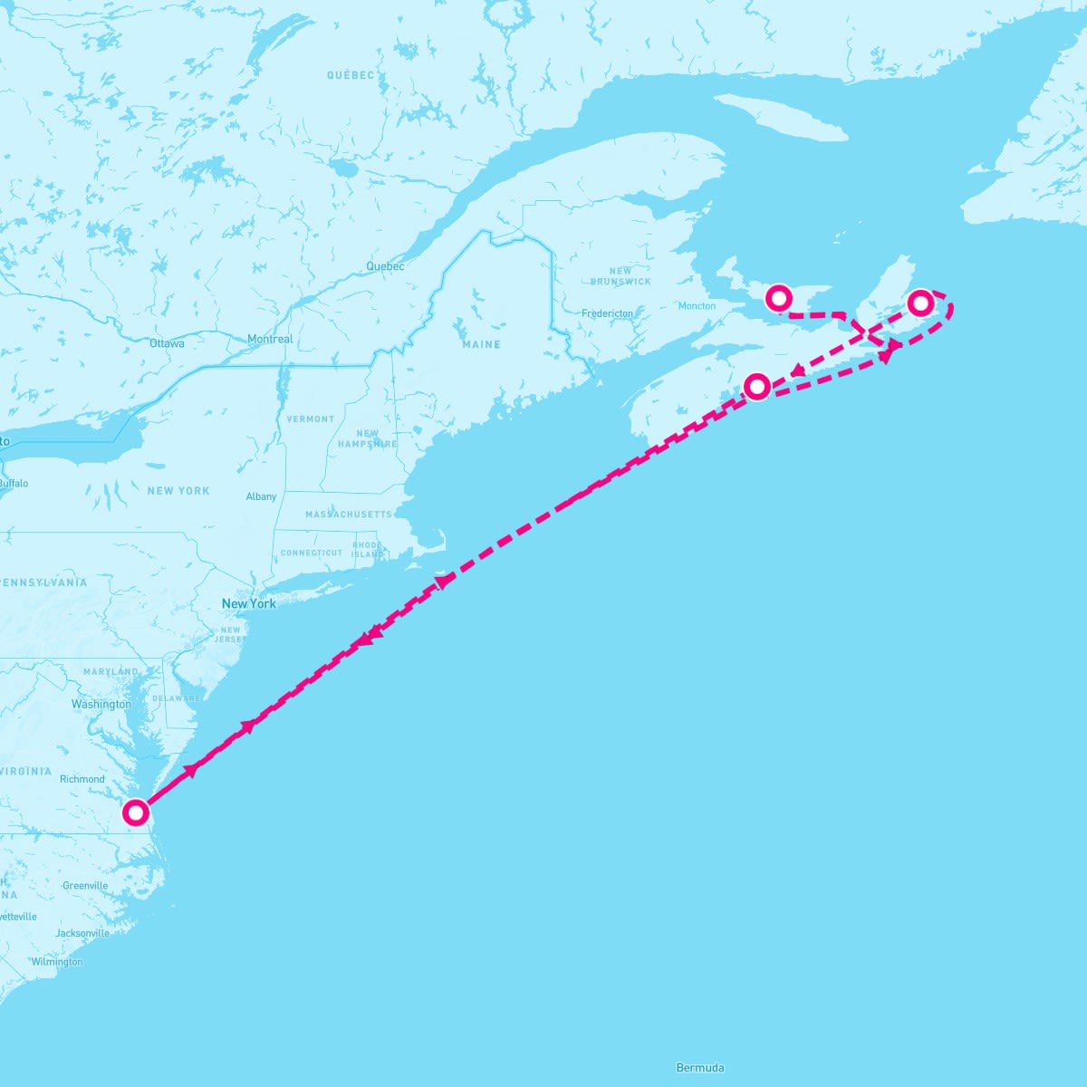 8 Night Canada & New England (Norfolk Roundtrip)