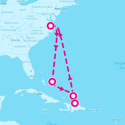 8 Night Eastern Caribbean (Norfolk Roundtrip)