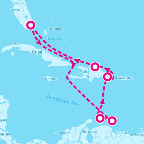 8 Night Southern Caribbean (Miami Roundtrip)