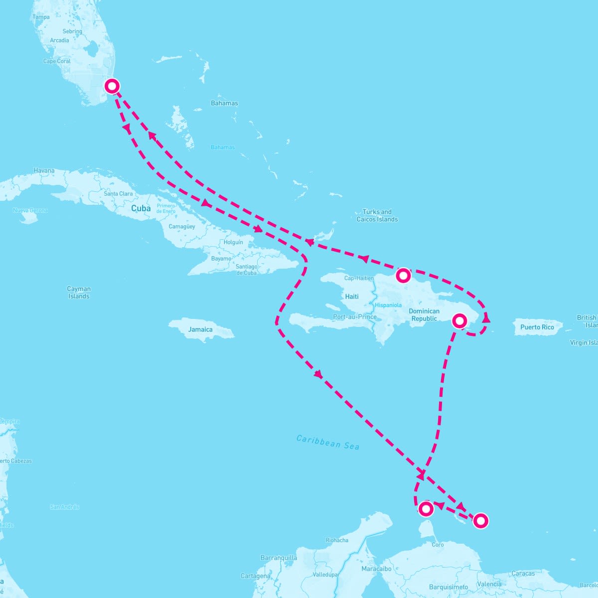 8 Night Southern Caribbean (Miami Roundtrip)