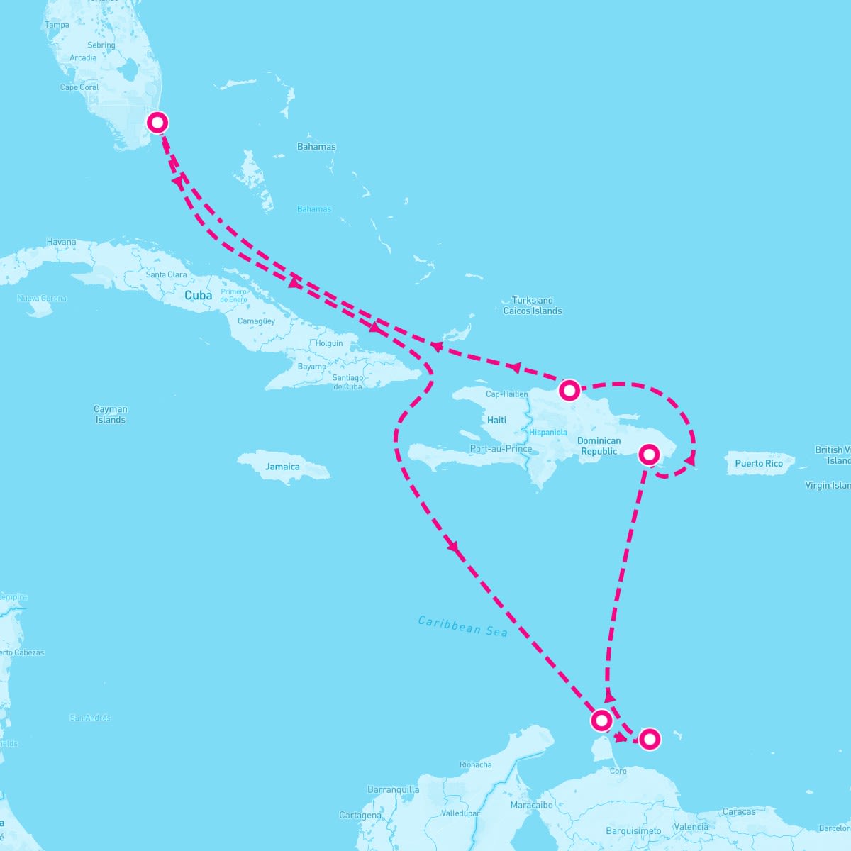 8 Night Southern Caribbean (Miami Roundtrip)