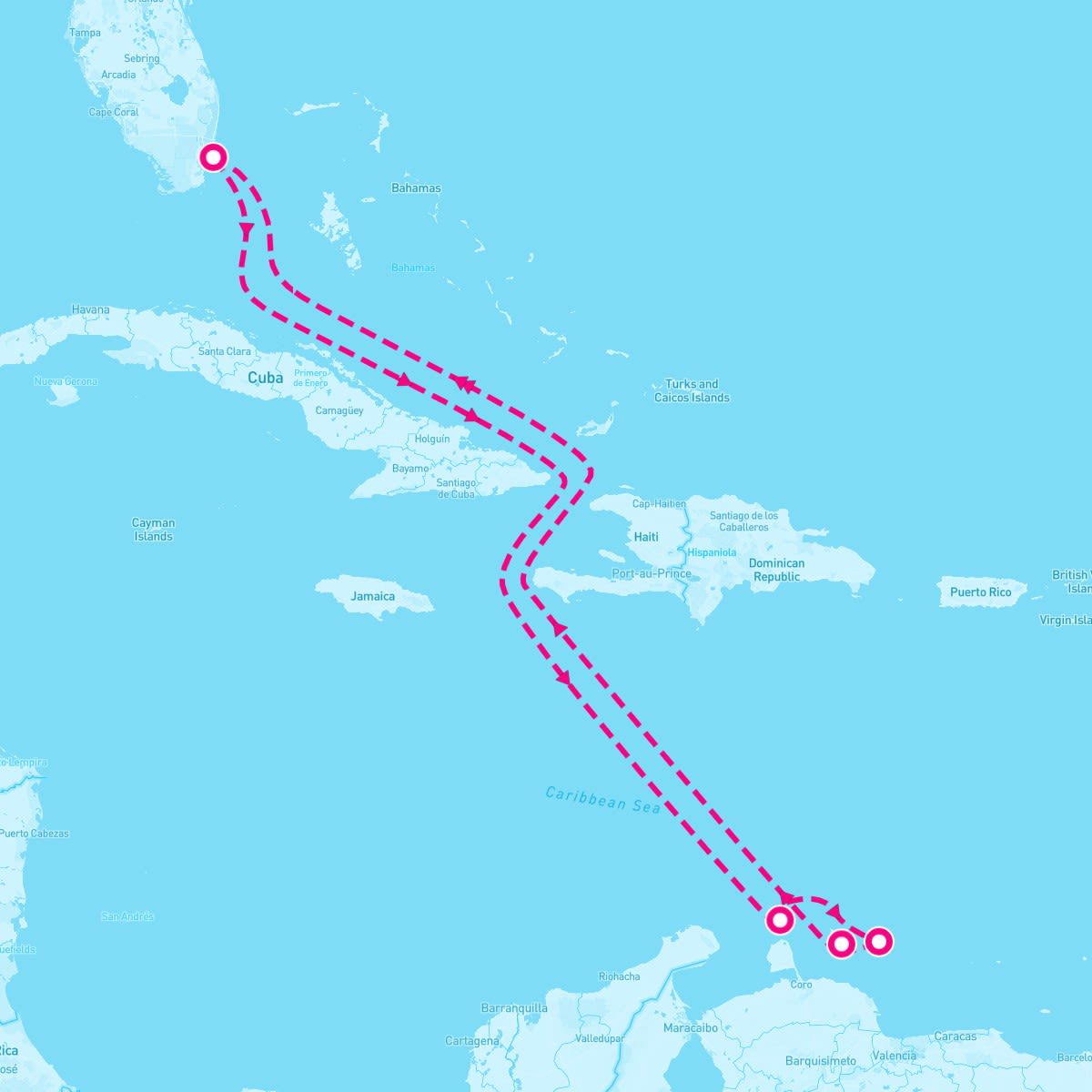 8 Night Southern Caribbean (Miami Roundtrip)