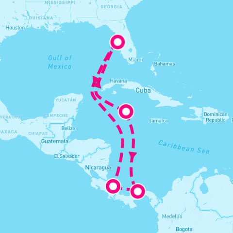 8 Night Panama Canal - Partial Transit (Tampa Roundtrip)