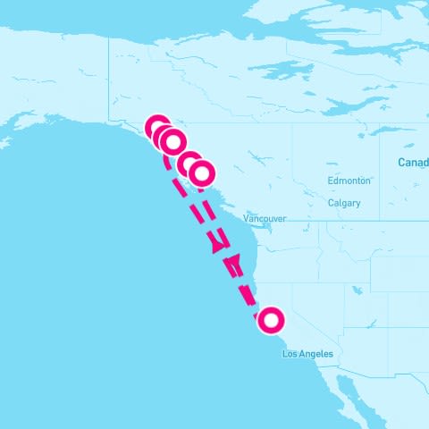 10 Night Alaska (San Francisco Roundtrip)