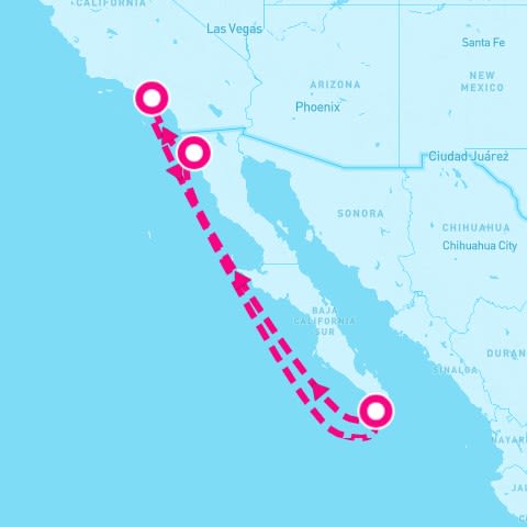 6 Night Mexican Riviera (Los Angeles Roundtrip)