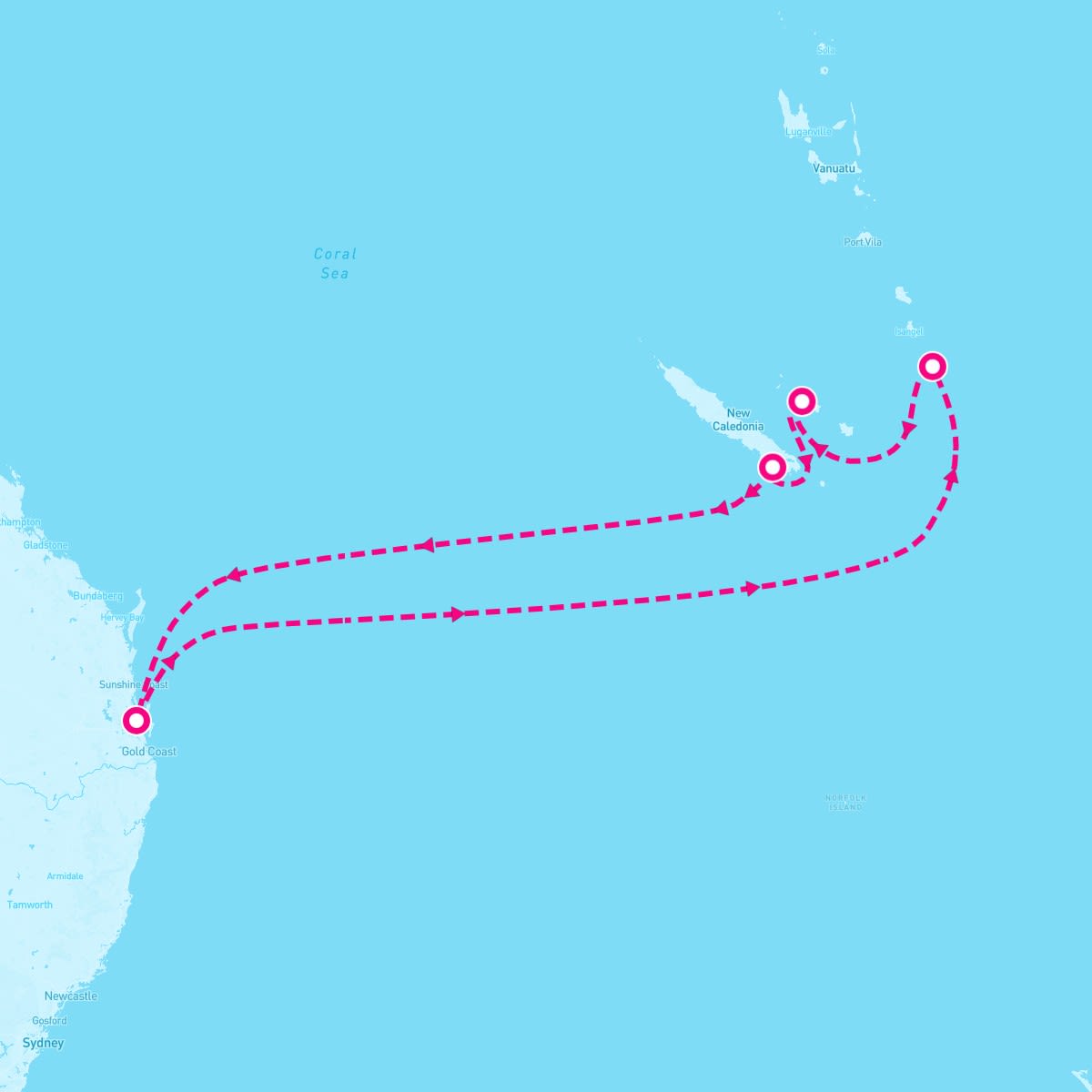 7 Night South Pacific (Brisbane Roundtrip)