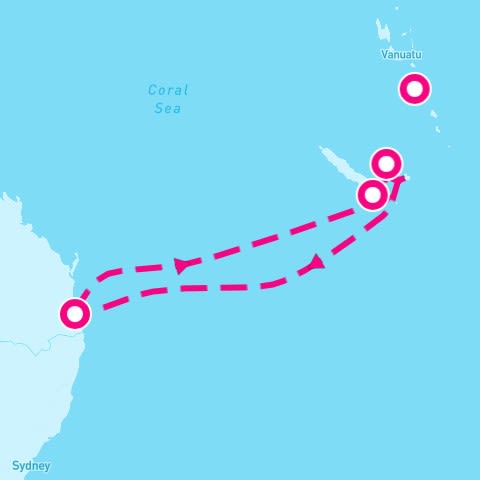 7 Night South Pacific (Brisbane Roundtrip)