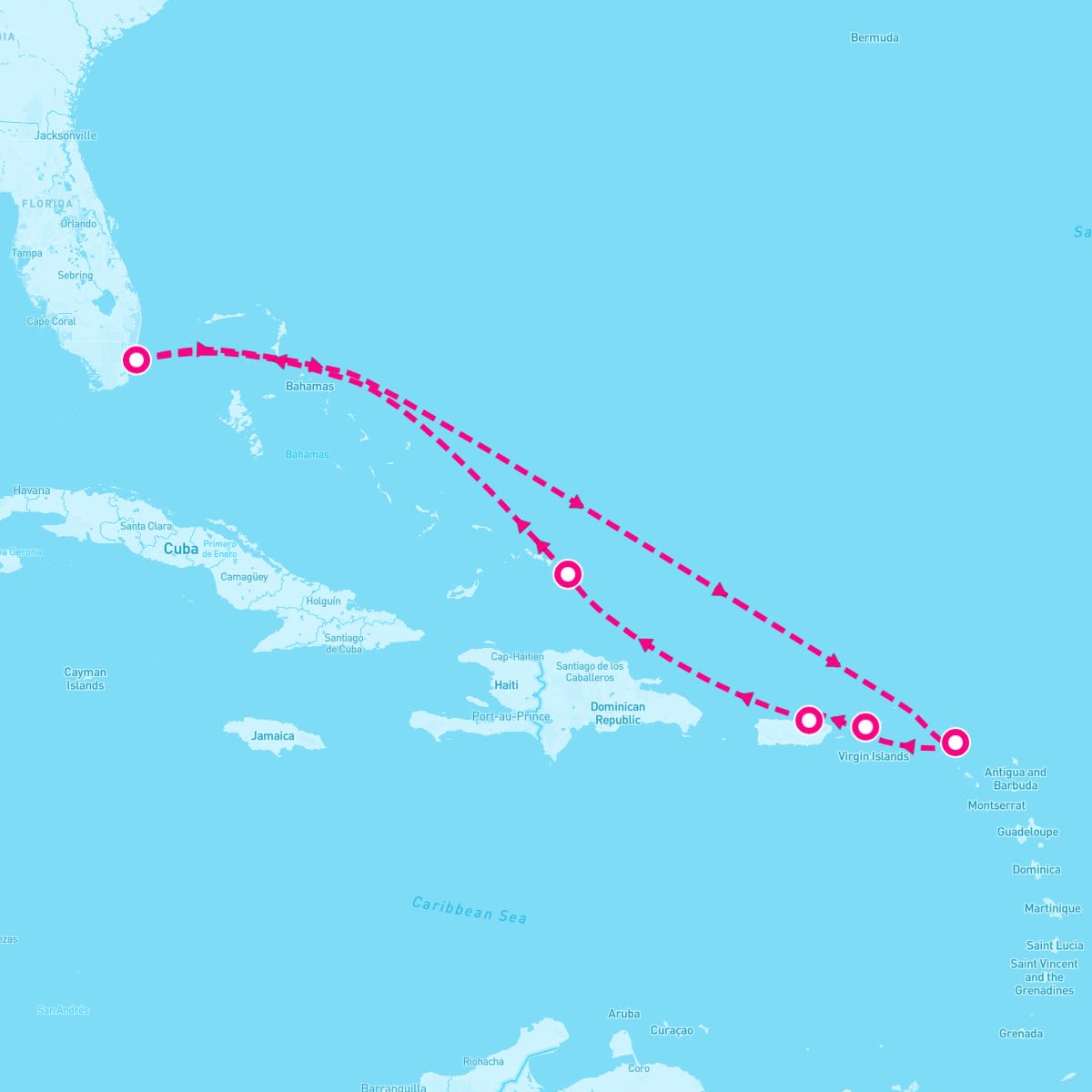 8 Night Eastern Caribbean (Miami Roundtrip)