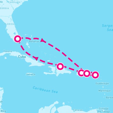 8 Night Eastern Caribbean (Miami Roundtrip)