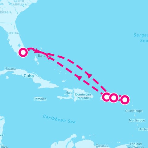 8 Night Eastern Caribbean (Miami Roundtrip)
