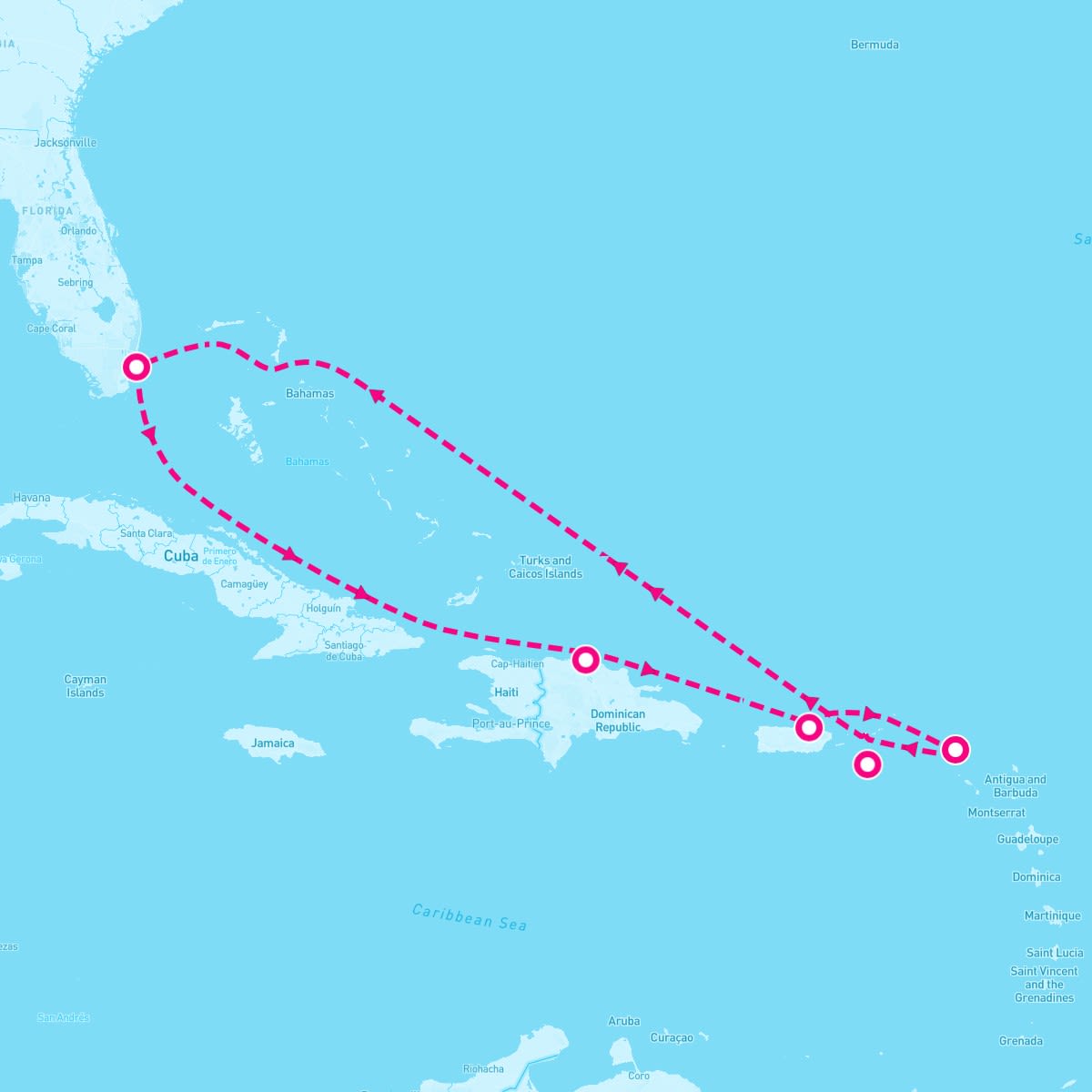 8 Night Eastern Caribbean (Miami Roundtrip)