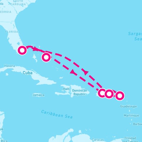 8 Night Eastern Caribbean (Miami Roundtrip)