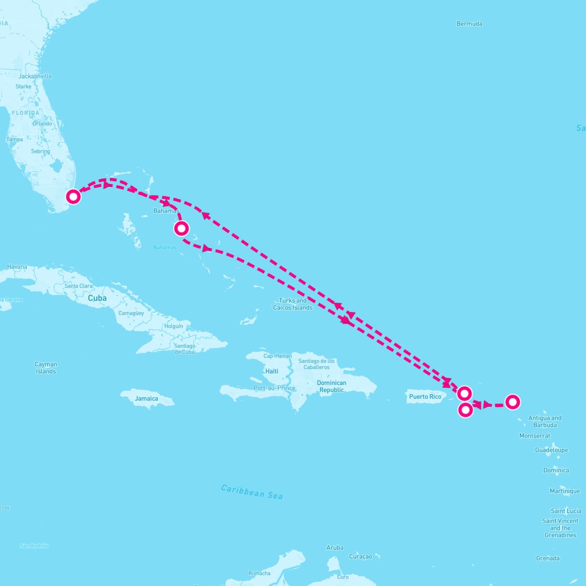 8 Night Eastern Caribbean (Miami Roundtrip)