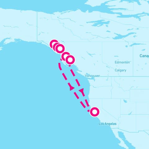 10 Night Alaska (San Francisco Roundtrip)