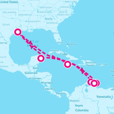 12 Night Carnival Journeys Southern Caribbean (Galveston Roundtrip)