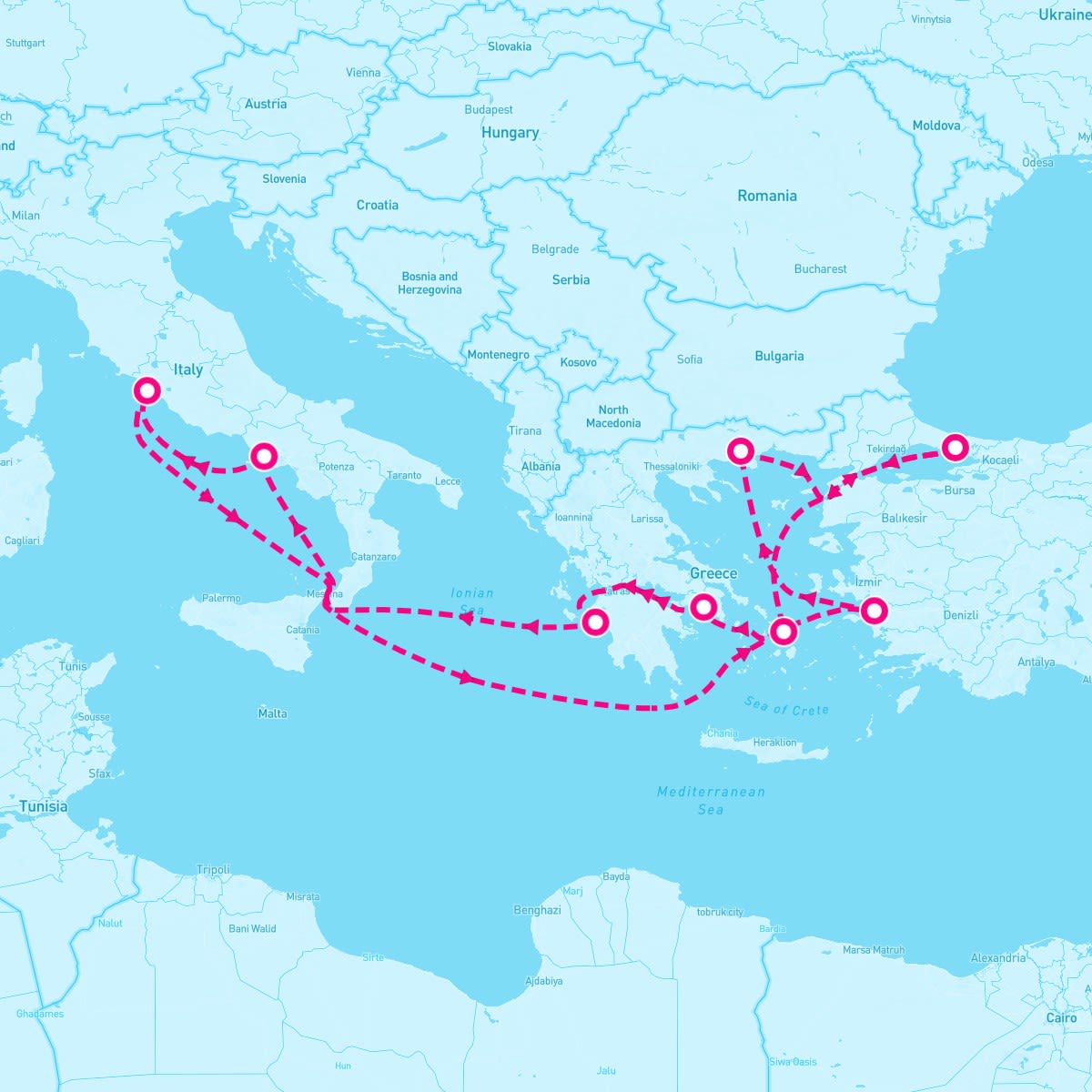 12 Night Mediterranean (Rome Roundtrip)