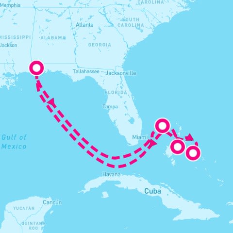 8 Night Bahamas (Mobile Roundtrip)