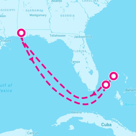 6 Night Bahamas (Mobile Roundtrip)