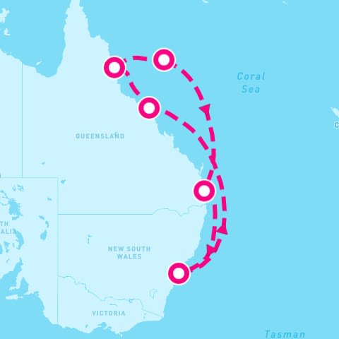 9 Night Great Barrier Reef (Sydney Roundtrip)
