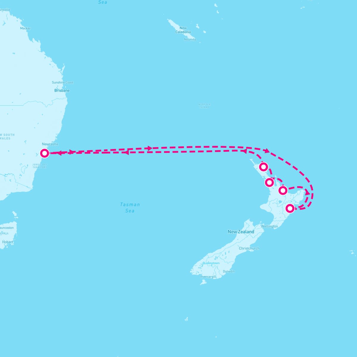 10 Night New Zealand - Carnival Journeys (Sydney Roundtrip)