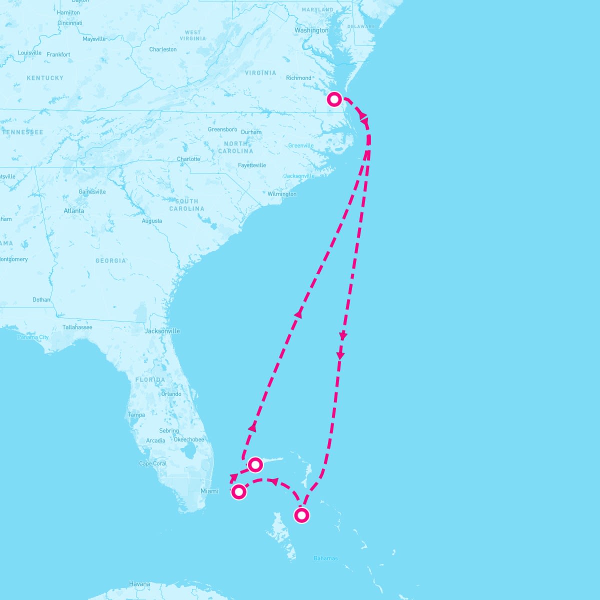 6 Night Bahamas (Norfolk Roundtrip)