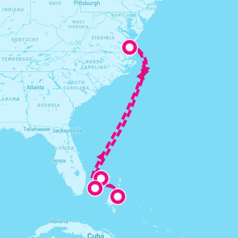 6 Night Bahamas (Norfolk Roundtrip)