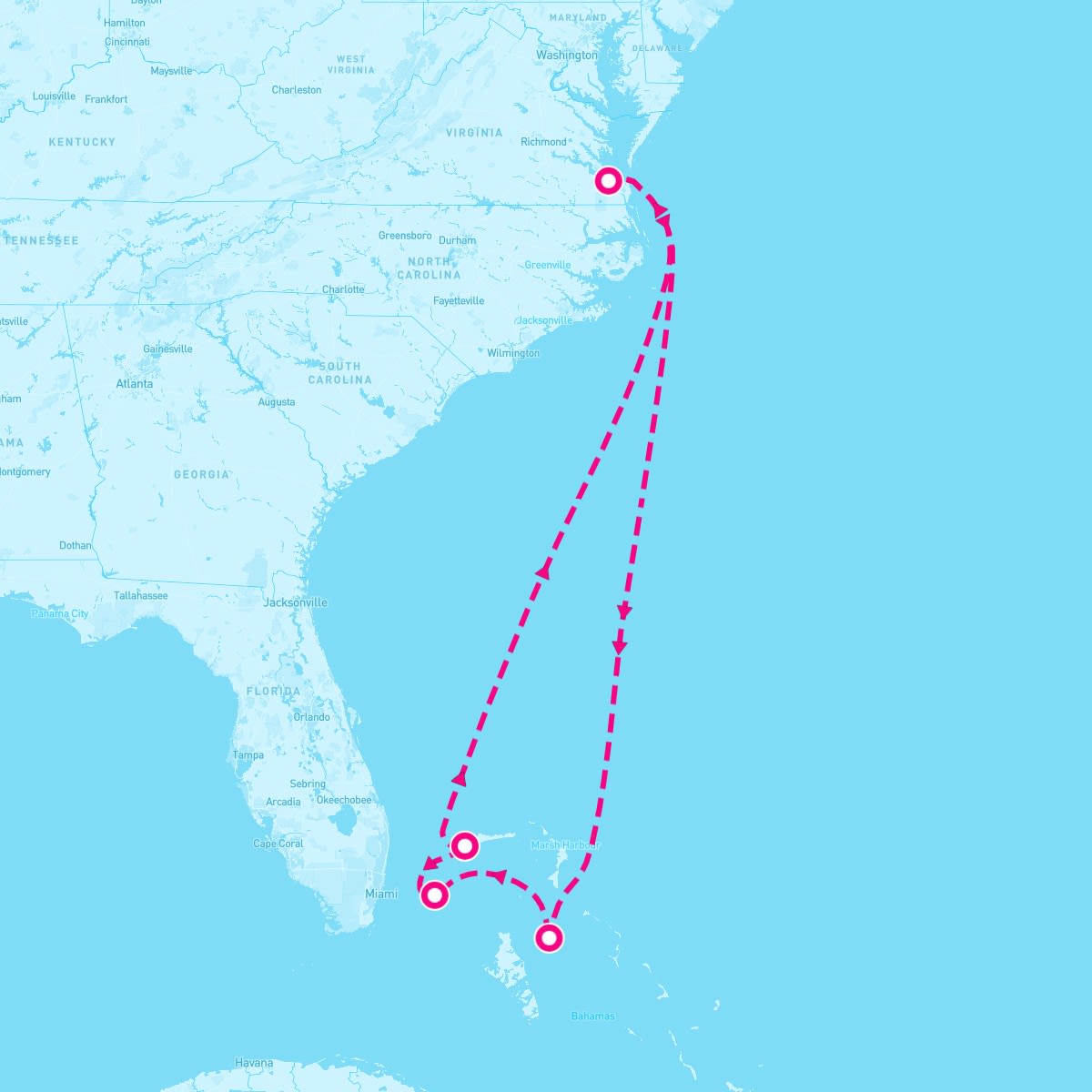 6 Night Bahamas (Norfolk Roundtrip)