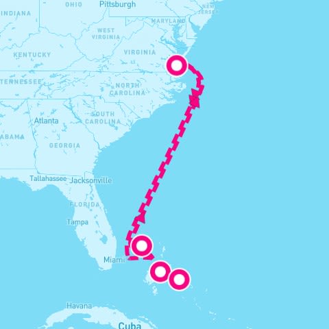 6 Night Bahamas (Norfolk Roundtrip)