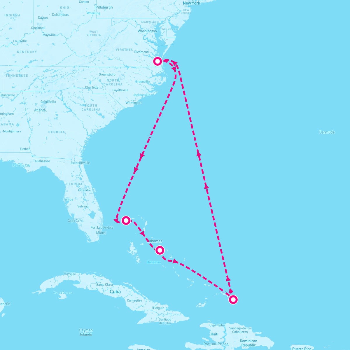 8 Night Eastern Caribbean (Norfolk Roundtrip)