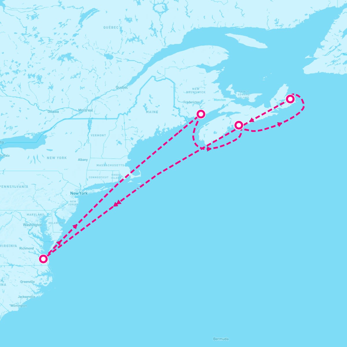 8 Night Canada & New England (Norfolk Roundtrip)