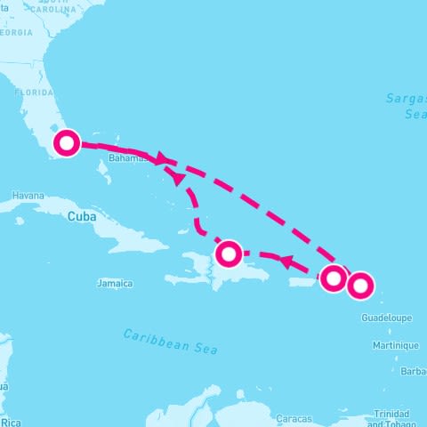 7 Night St. Maarten Tortola & Puerto Plata (Ft. Lauderdale Roundtrip)