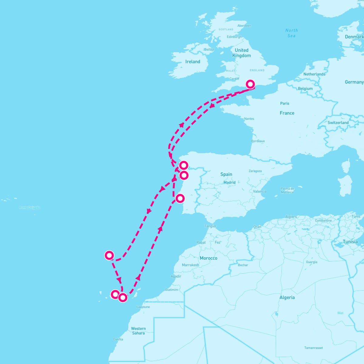 11 Night Canaries & Portugal (Southampton Roundtrip)