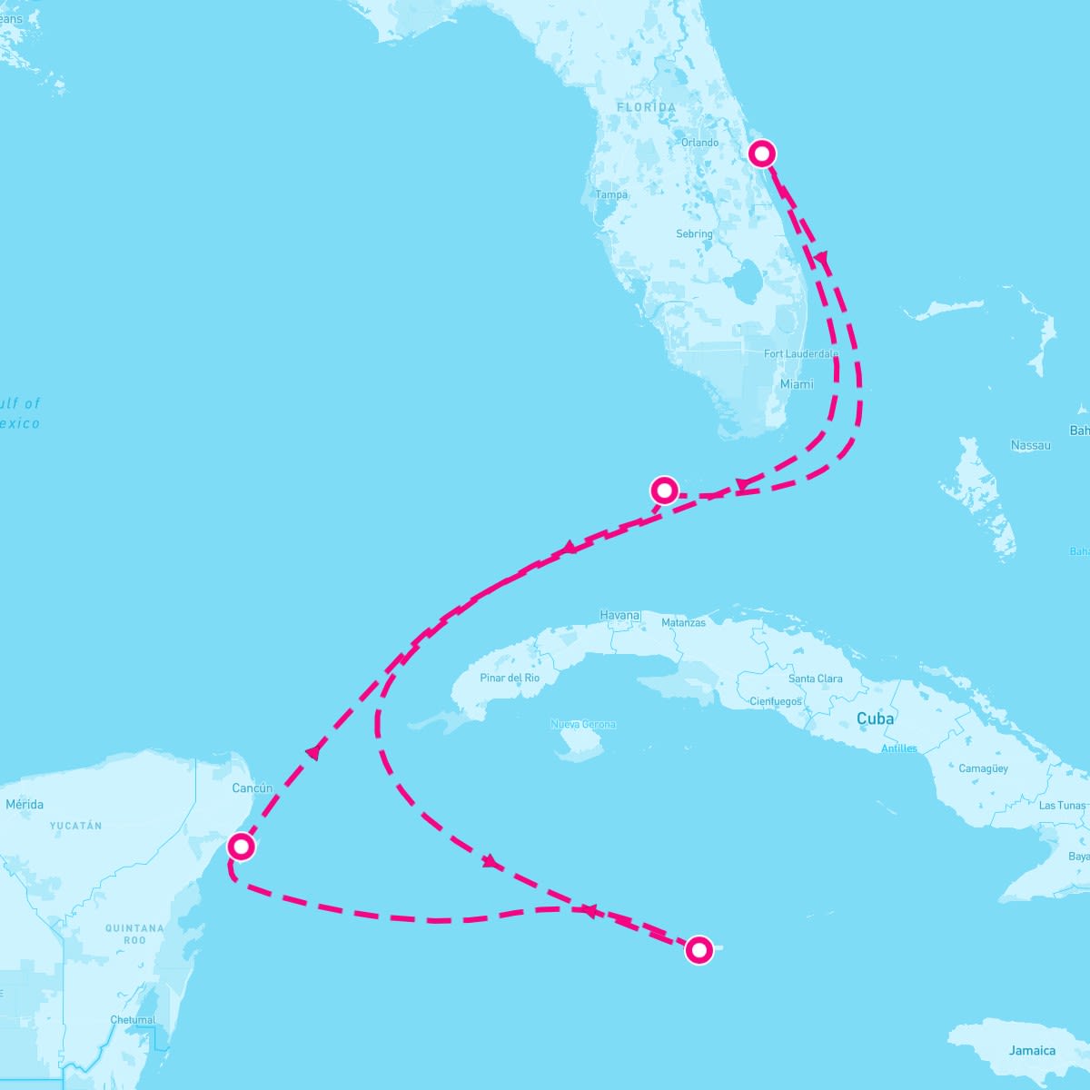 7 Night Key West Mexico & Cayman (Port Canaveral Roundtrip)