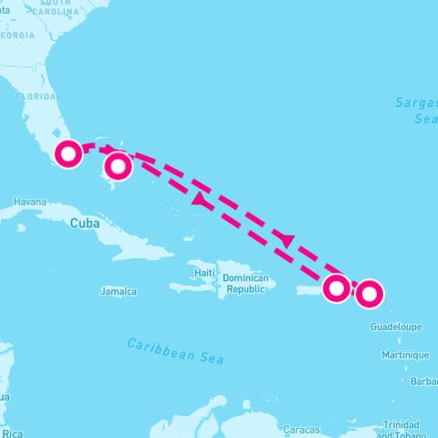 7 Night St. Maarten St. Thomas & Bahamas (Miami Roundtrip)