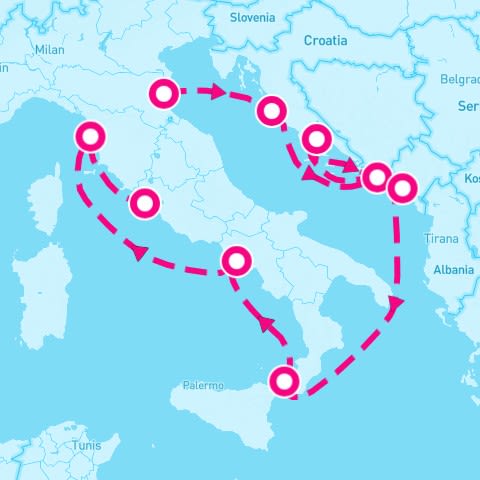 11 Night Best Of Italy & Croatia (Ravenna To Rome)