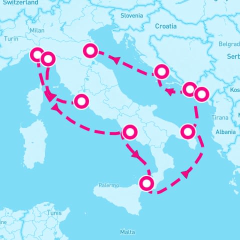 10 Night Best Of Italy & Croatia (Rome To Ravenna)