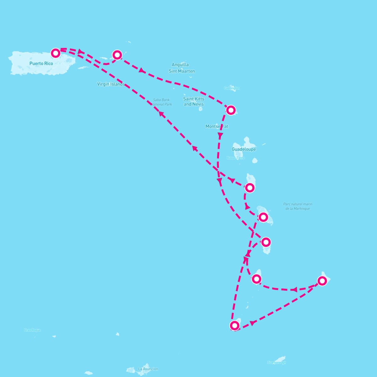 11 Night Southern Caribbean Intensive (San Juan Roundtrip)