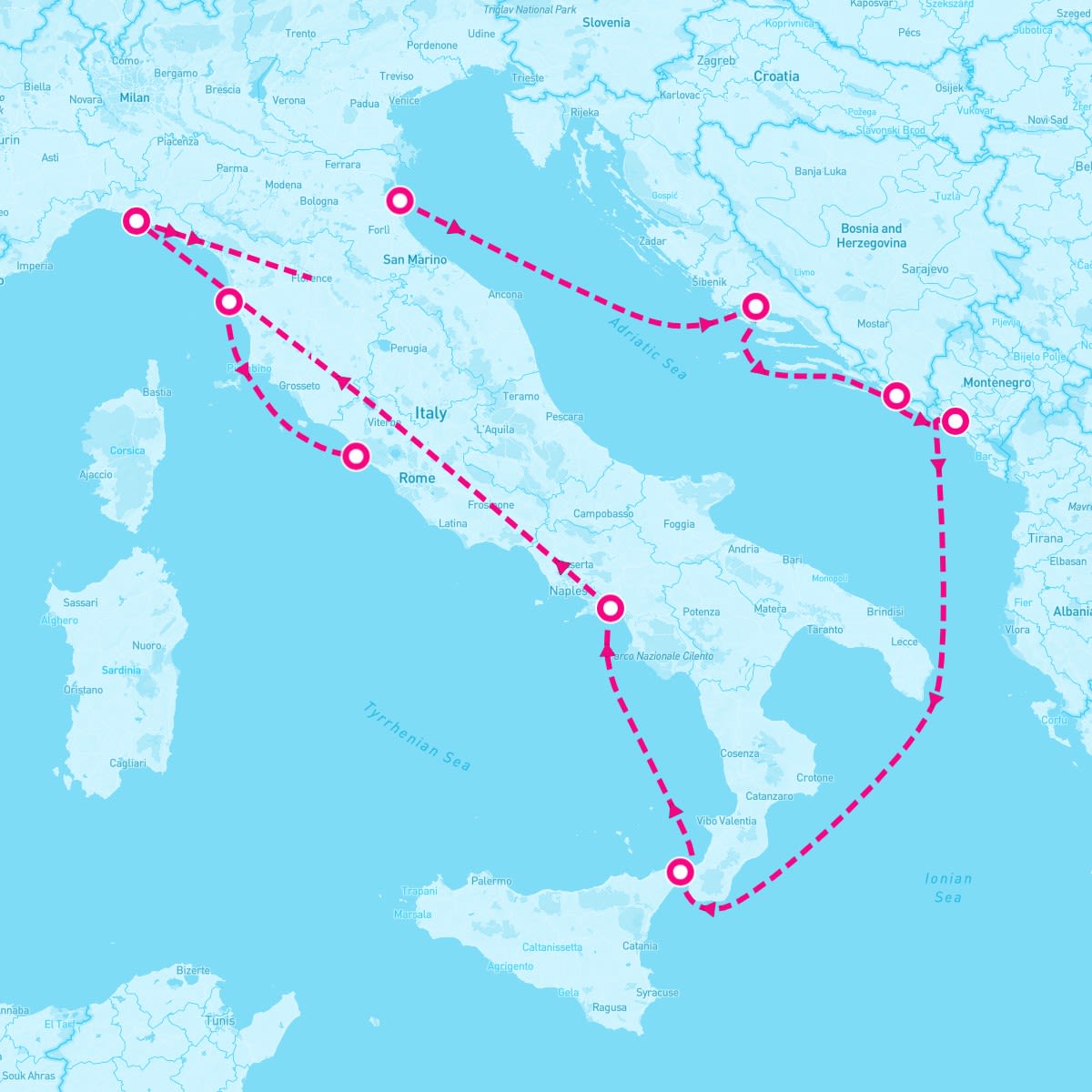 11 Night Best Of Italy & Croatia (Ravenna To Rome)