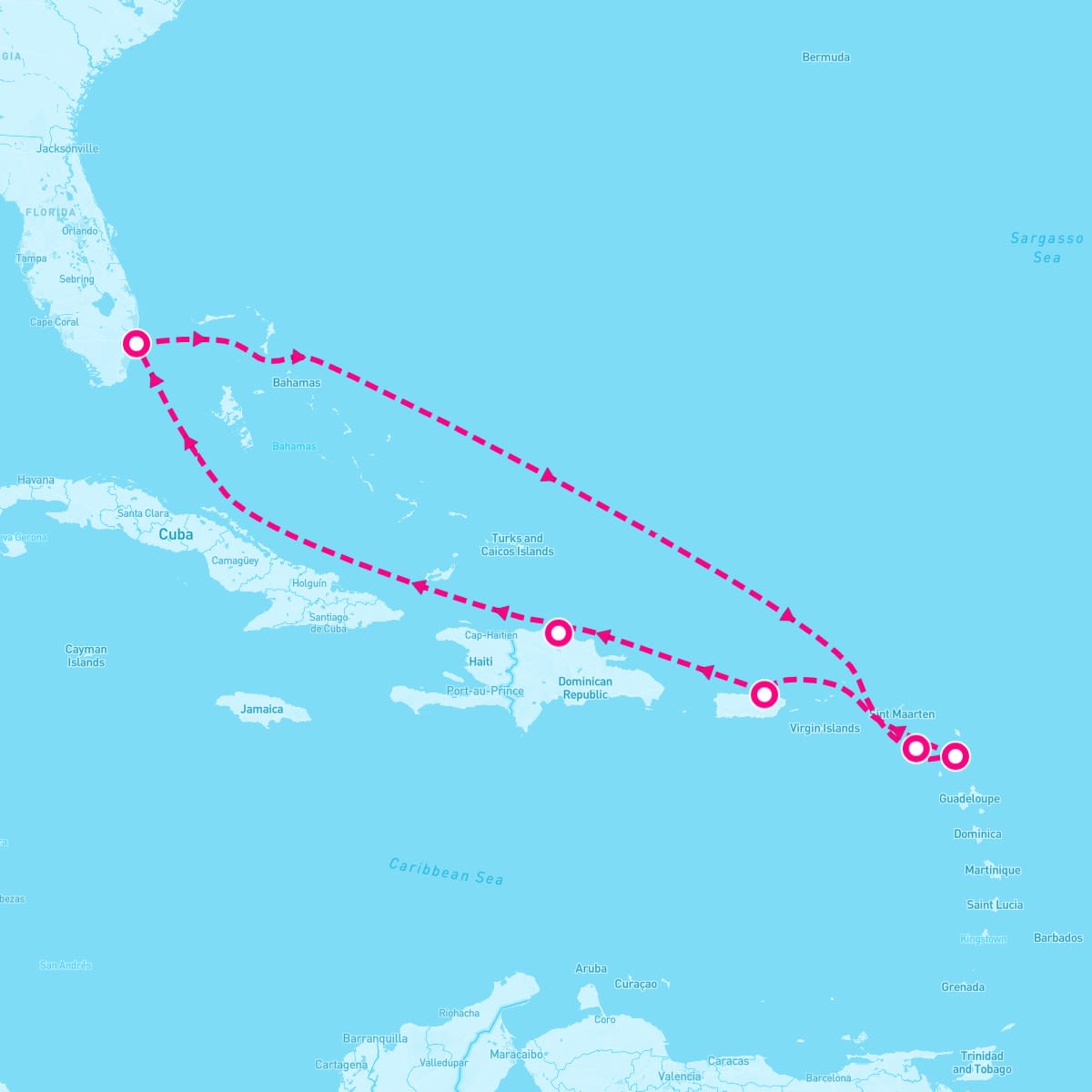 8 Night Antigua St. Kitts & San Juan (Ft. Lauderdale Roundtrip)