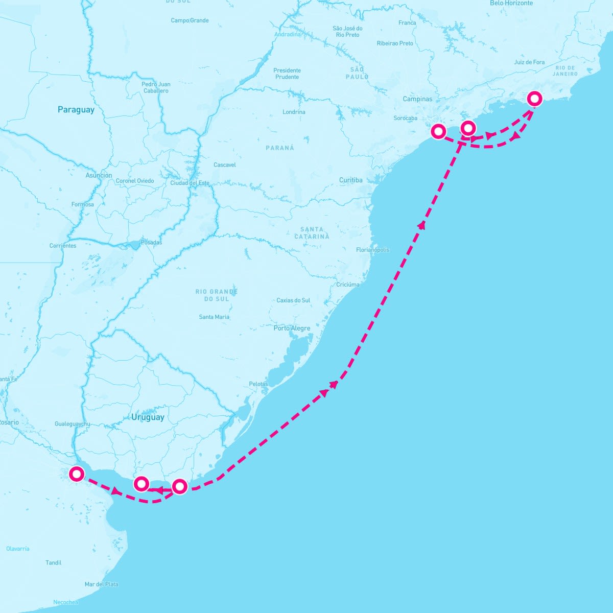 Celebrity Equinox itinerary map for March 14, 2026 (8 nights)