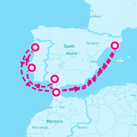 9 Night Spain Portugal & Morocco (Barcelona Roundtrip)