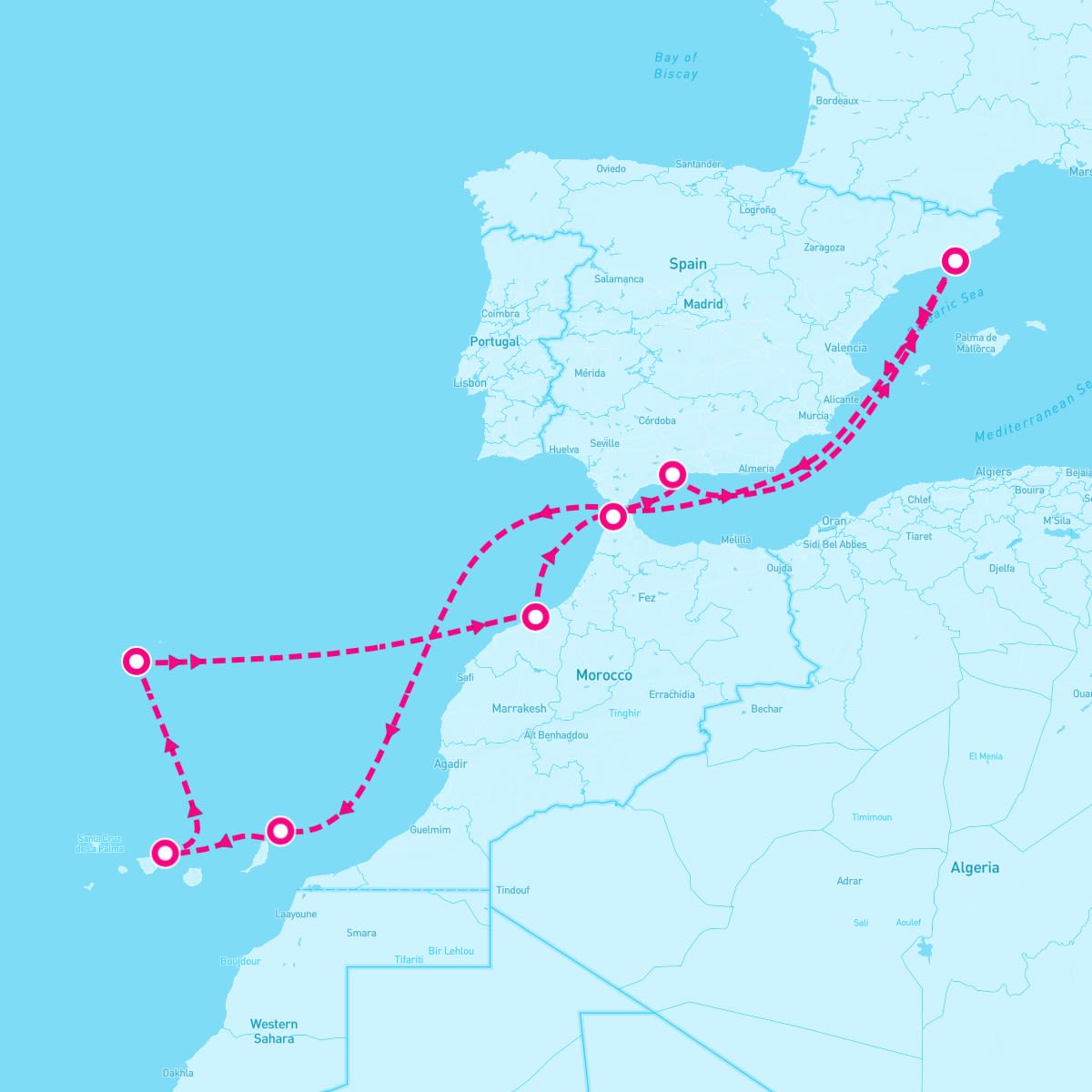 13 Night Madeira Canaries & Morocco Holiday (Barcelona Roundtrip)